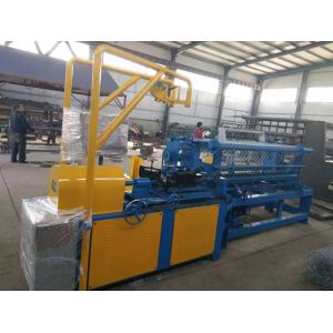 Double Wire 5.0mm 3x3cm Chain Link Fencing Machine