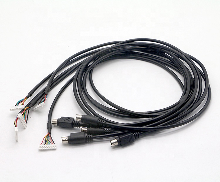 CUSTOM 1M S Video 8 PIN Mini DIN To 9 PIN JST Connector PC Engine Controller Cable