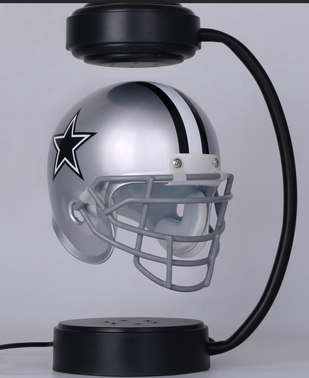 new factory sale many style magnetic levitation football helmet hover helmet display stands
