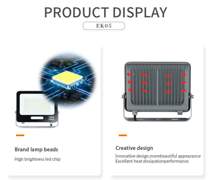30W 50W 100W 200W 300W Outdoor Flood Light Waterproof Refletor Projecteur Led Flood Lamp For Stadium