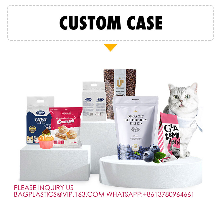 Eco Friendly Recycled Pouch Food Zip Bag Stand Up Peanut Pouches Snack Nuts Doypack Bags