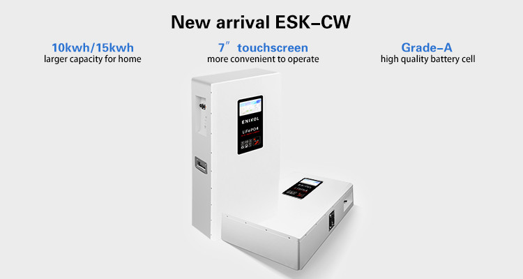 Touchscreen 48V Home Energy Storage Battery 51.2V 200AH Lithium Iron Phosphate Battery 10240WH