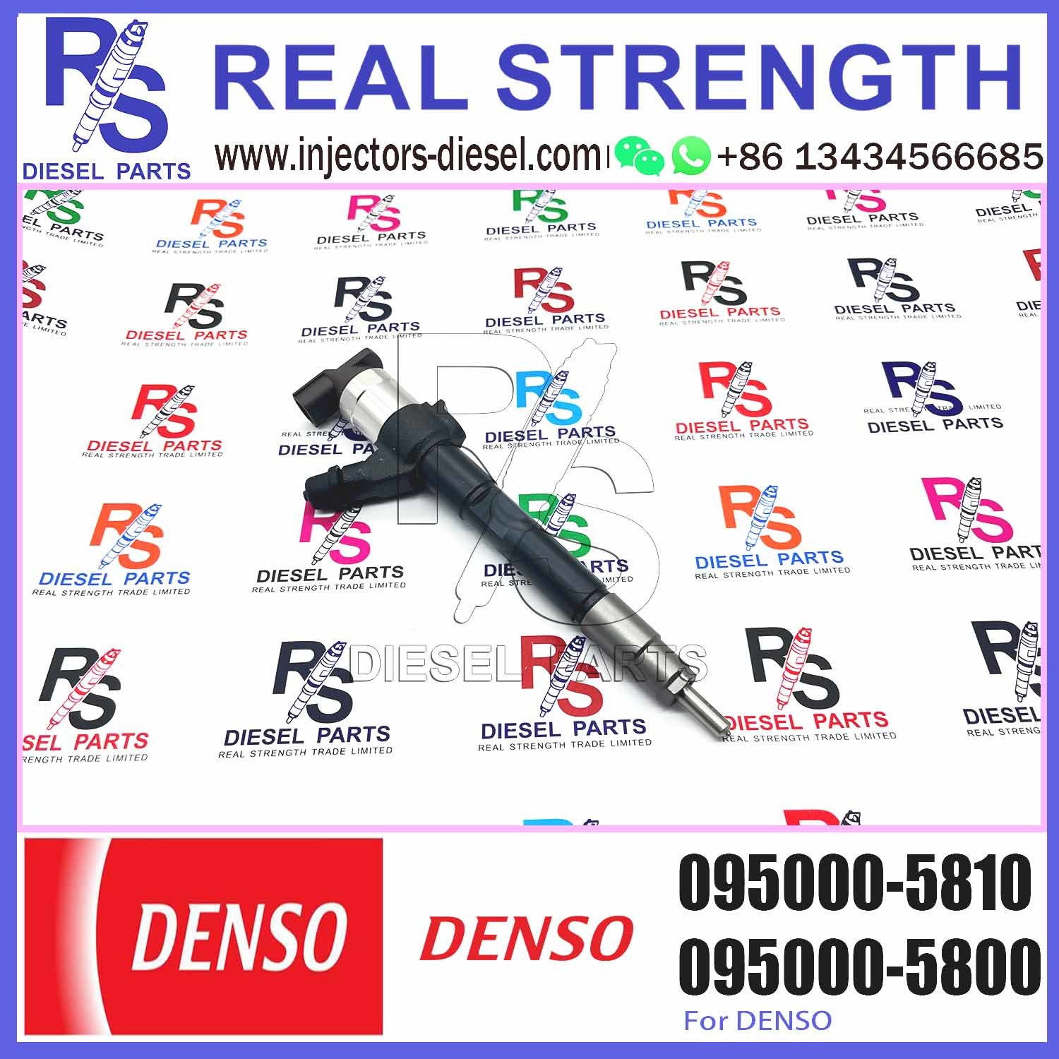 Diesel Fuel Injector 6C1Q-9K546-BB 6C1Q9K546BB 095000-5810 for Land Rover Defender ZSD-424
