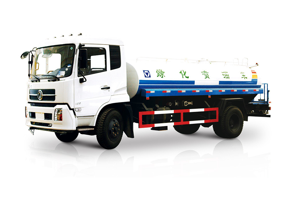 water spraying truck,11.1cbm, Front spray Rear sprinkling Side spray gun,16m head