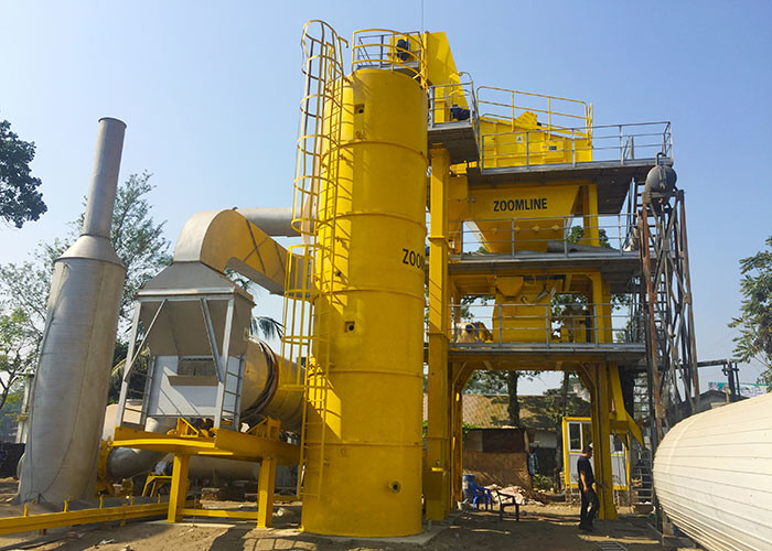 PLC Control Small Plant 80TPH Bitumen Batching Machine