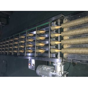  Automated Ice Cream Cone Making Machine With Schneider PLC Controller Manufactures