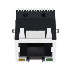 LPJG19520BHNL 100/1000 Base-T Tab Up Green/Yellow Led Single Port Shielded RJ45