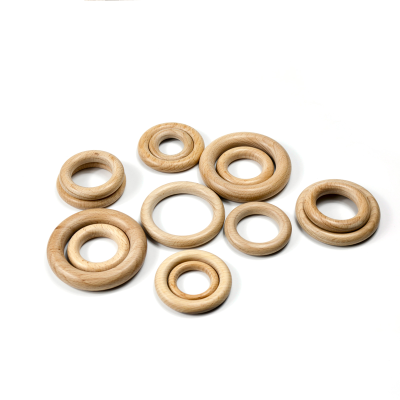 Wooden Baby Toys, Montessori Toys for Babies 0-6-12 Months, Wooden Teether Gifts for Boys and Girls