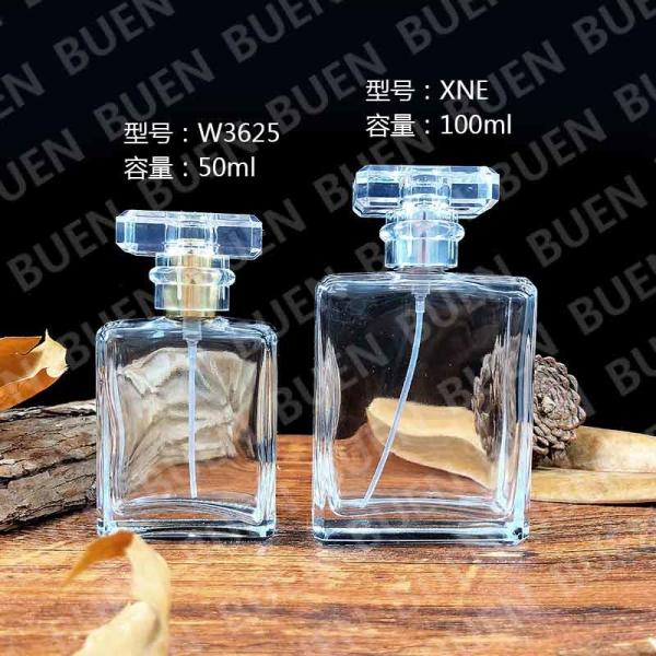 High Flint Glass Perfume Dropper Bottle 5oz , Square Essential Oil Perfume