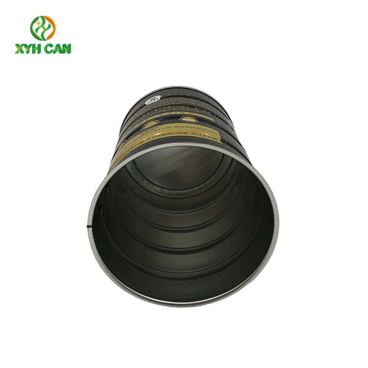 Milk Powder Tin Can with Safety Food Grade Skid Cap Metal Tin Packaging