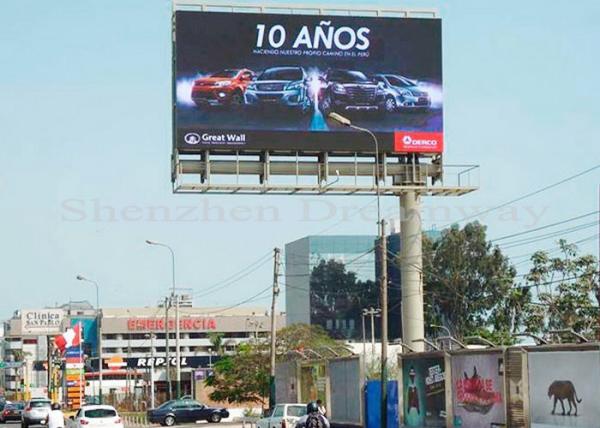 ICN2038S P10 Outdoor LED Billboard , Outdoor Advertising LED Panel Waterproof
