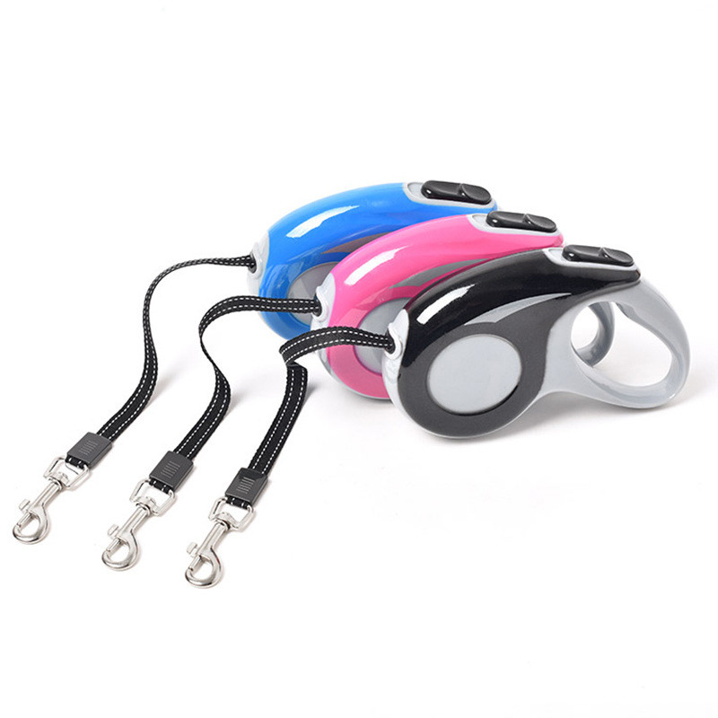 Nylon Automatic Retractable Dog Leash 33lbs Pet Traction Rope Pet Supplies Accessories
