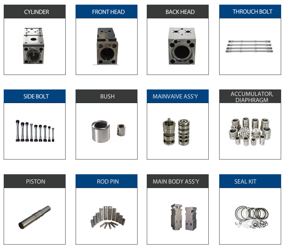 OEM ODM Excavator Breaker Parts SOOSAN Hydraulic Cylinder Head