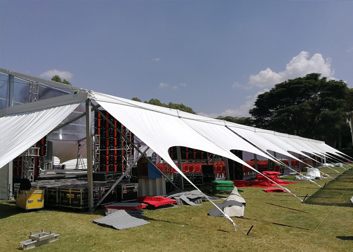 UV Proof Promotion 15x20m Clear Outdoor Tent With Side Flaps