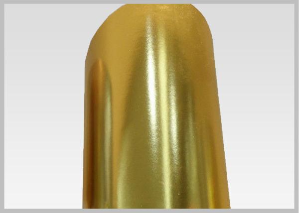 China Embossed Vacuum Metallized Paper For Beer Labels In Thickness 68mic,