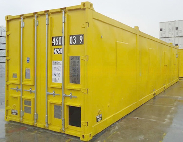 Offshore Equipment DNV 2.7-1 ISO18055 Standard Closed Box 40ft 12m Containers for Offshore Applications