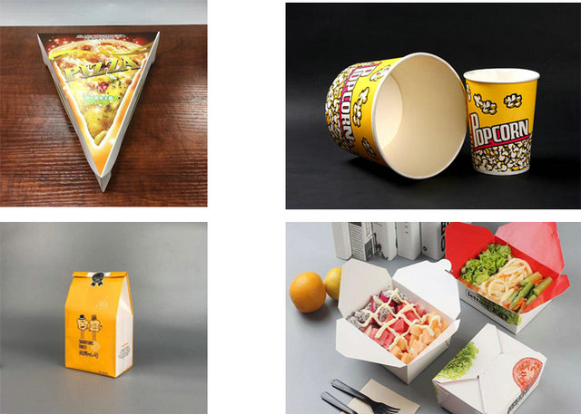 FDA Certified PE Coated Board 300gr 350gr Greaseproof For Making Lunch Box