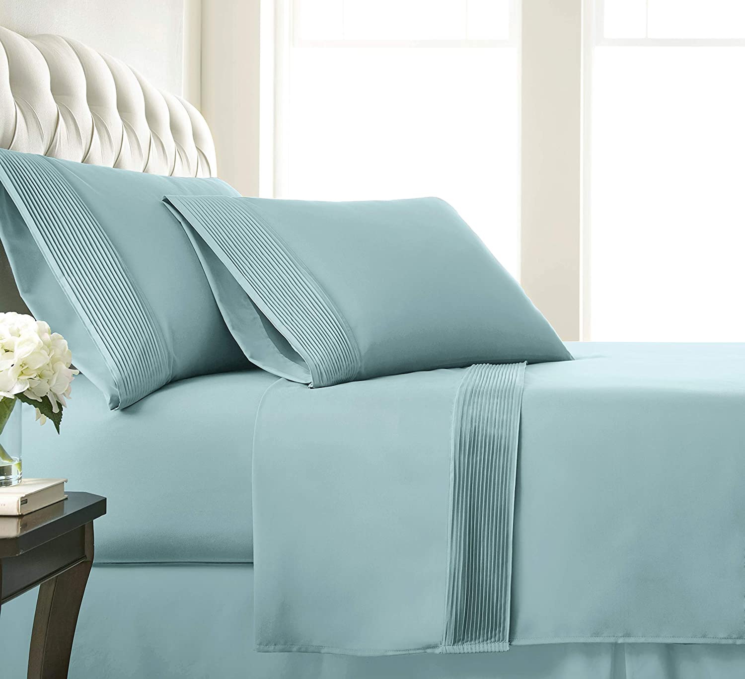 Minimalist Folded Microfiber Polyester Cotton Hotel Household Four-Piece Bed Linen Set