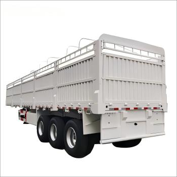 CIMC 3 axle Fence Truck mechanical suspension truck Fence semi trailer