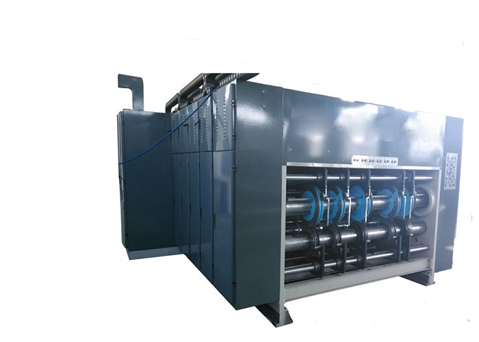 2 Color Chain Feede Corrugated Box Printing Machine Slotter Die Cutter