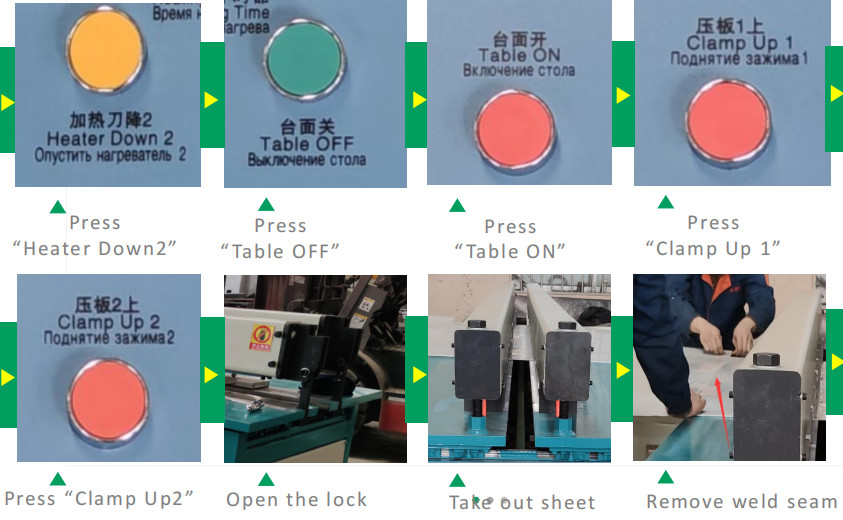 3-30mm Whole Heating Plastic Sheet Welding Machine Auto For PP