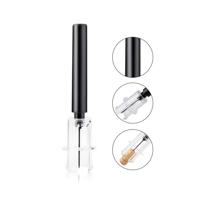 Vacuum Wine Champagne Bottle Stoppers Wine Cork Preserver With Time Scale Record