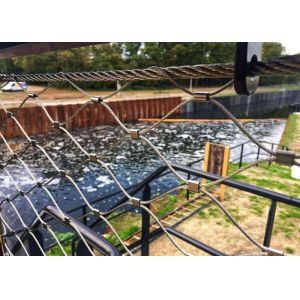 Architecture Plant Trellis Wire Rope Mesh 3.0 Mm Dia