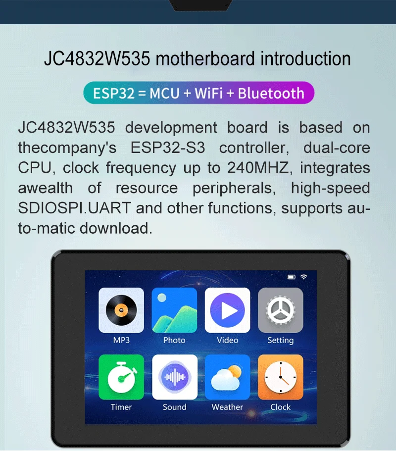 Weather Resistant HMI Display Module With RGB 65K Color 320x480 Resolution