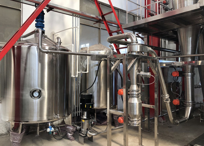 Customed SS304 Spray Drying Machine PLC With By Customer Power Supply