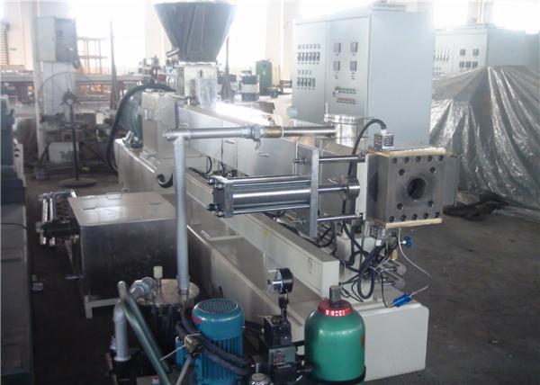 Horizontal Twin Screw Plastic Extruder Machine For Wood Plastic Composite