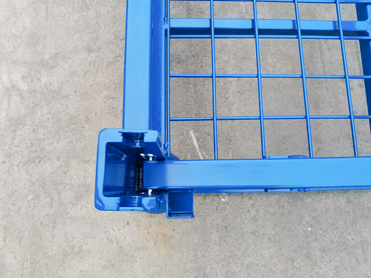 200-2000L Capacity Heavy Duty Metal Rack for Collapsible and Stackable Steel Container
