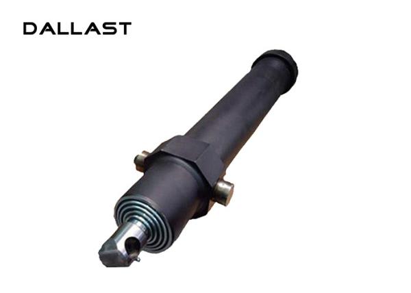 Unloading Dump Truck Single Acting Telescopic Hydraulic Cylinders ISO9001