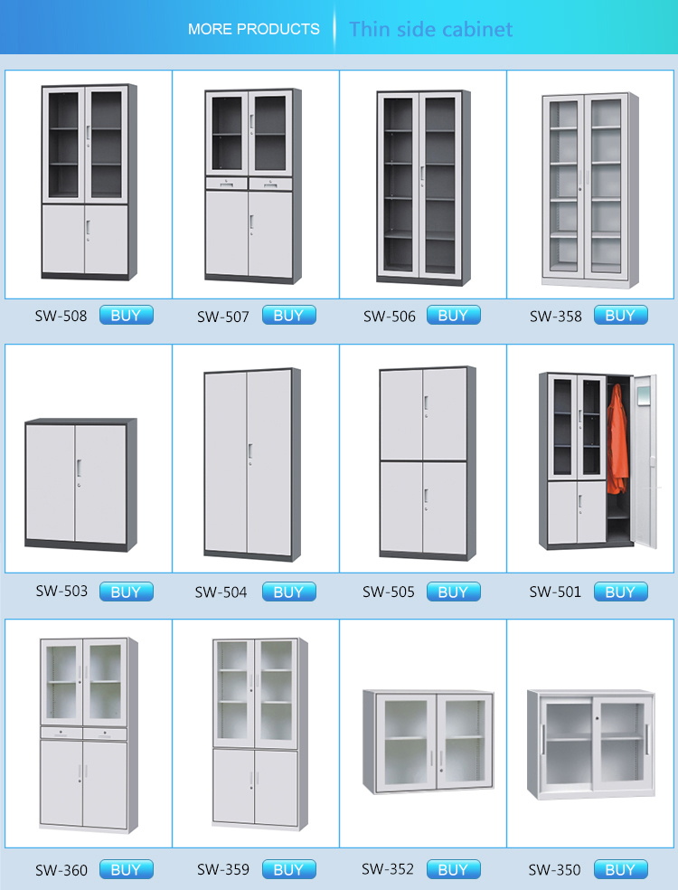 Glass Door Half Height Locker
