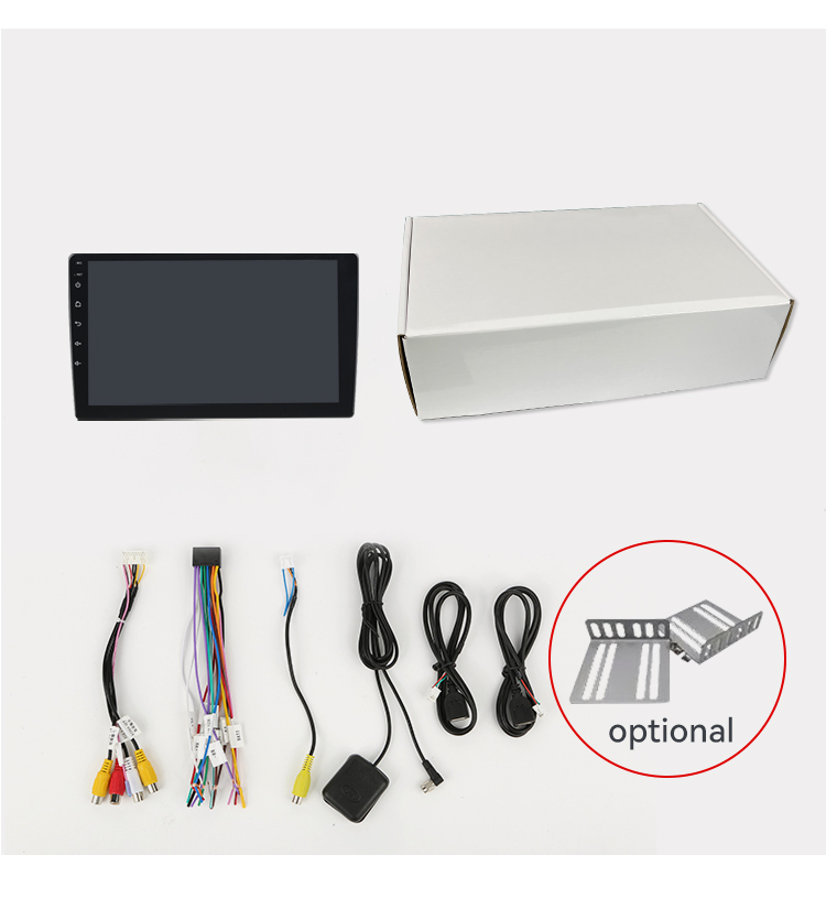 9 Inch Double Din Android Car Stereo 4 Core Wifi Multimedia GPS
