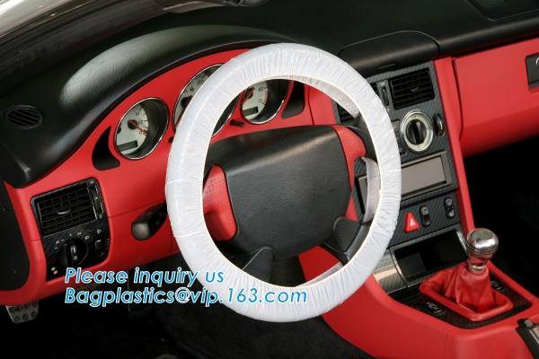 Disposable Plastic Steering Wheel Cover/White Plastic Steering-Wheel Cover