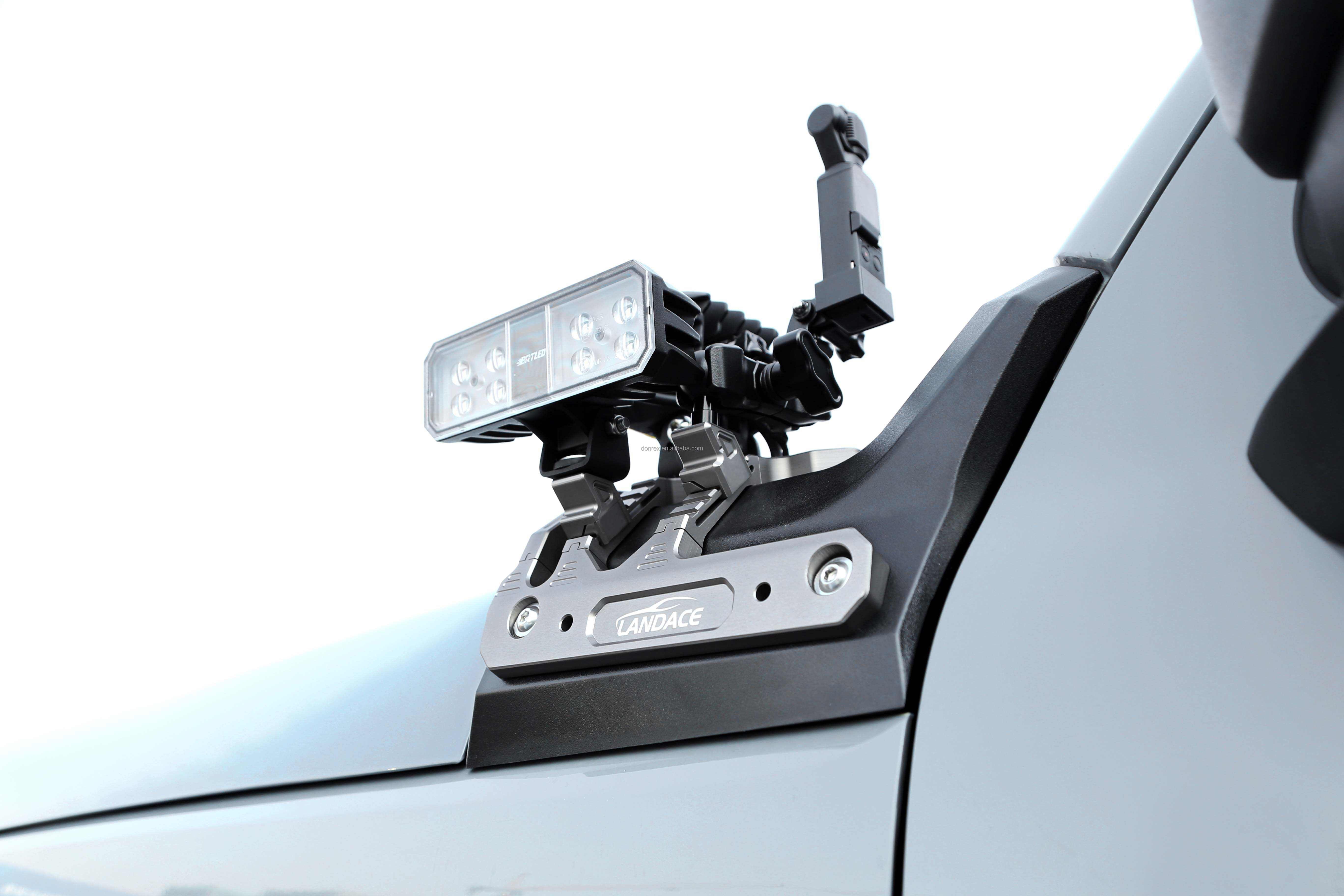 A Pillar Light Hood Mount Bracket 4x4 Tank 300 4runner Hood Light Mount