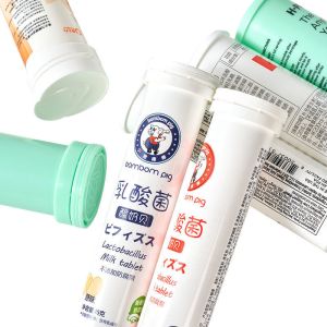 Printing Dry Offset Printing Effervescent Tablet Tube with Cap and Food Grade PP