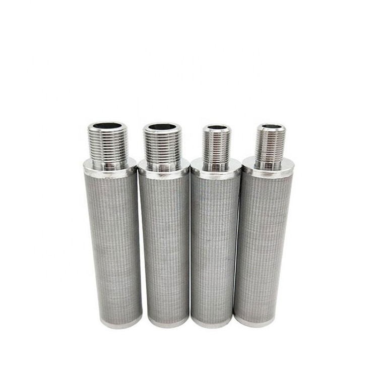 Water Treatment SS316 Sintered Filter Cartridge For Filtration