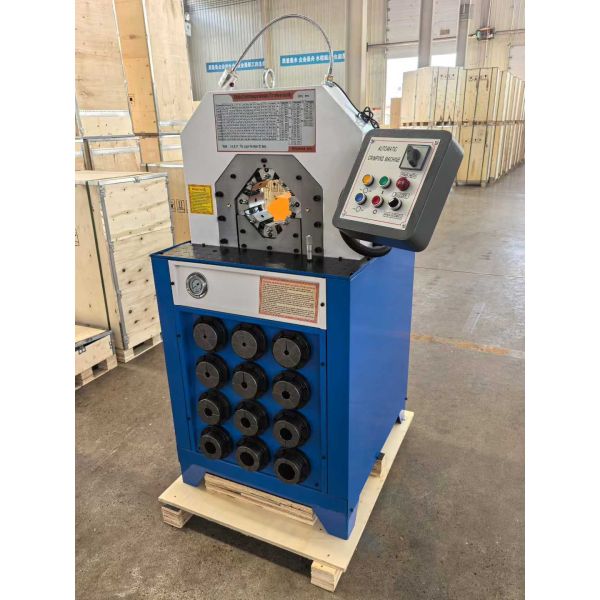 Quality 3 Inch Hydraulic Hose Crimping Machine with 15 Dies Button Control System and Fast Change Moulds for sale