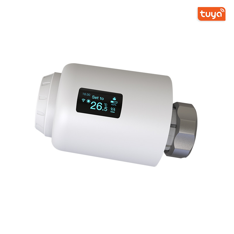 Glomarket Tuya Version Wi-Fi Smart Oled Display Screen Ultra-Quiet Programmable Thermostatic Radiator Valve
