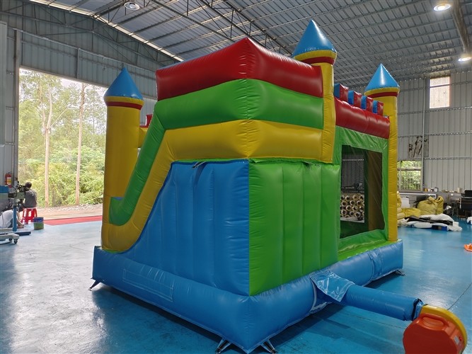 Customized Commercial PVC Inflatable Combos Castle Inflatable Slide