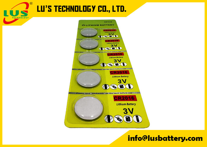 CR2016 Coin Batteries Lithium CR2016 3 V Electronics Battery OEM logo CR2016 Coin Cell