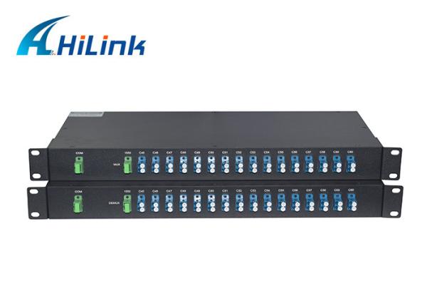 16 Channels C21-C36 Dual Fiber FMU 1U Rack Mount, LC/UPC Expansion Port DWDM Mux
