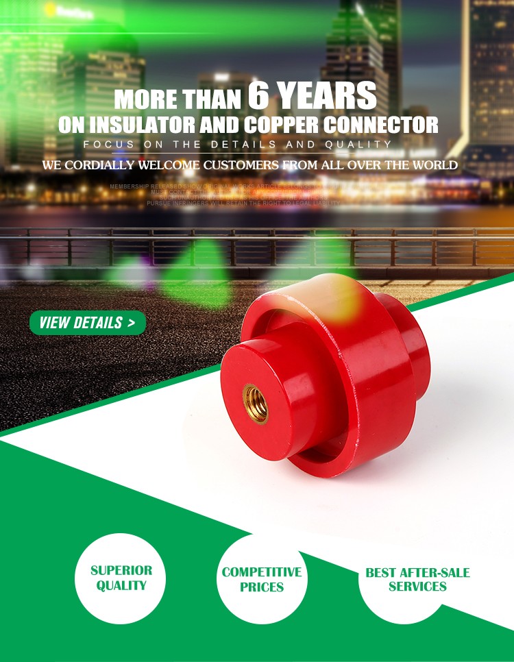 Sell well DW3 low voltage metal and plastic materials insulator support connector