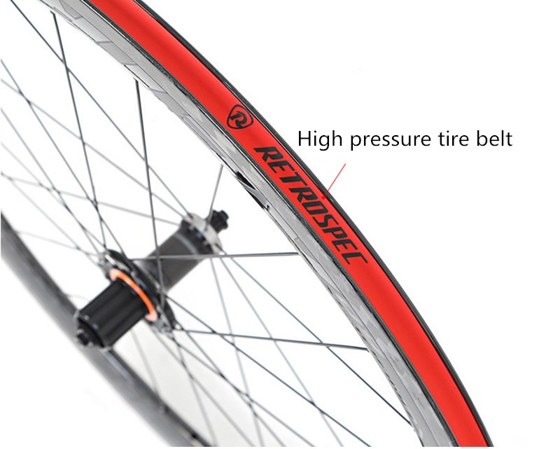 RETROSPEC 700C Carbon Road Bike Wheelset Quick Release With C Brake