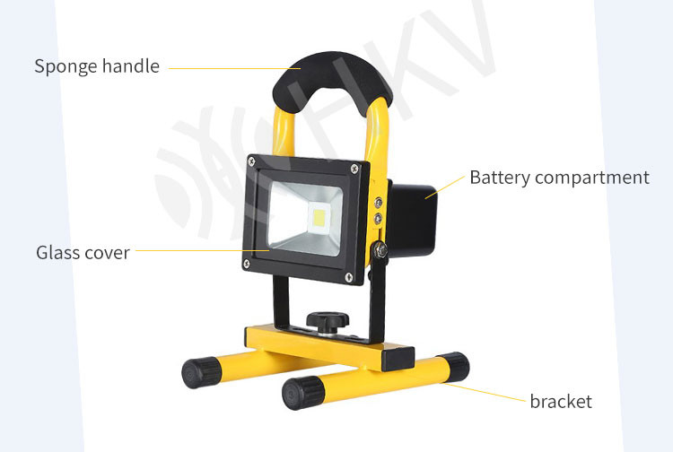 Waterproof Industrial LED Flood Lights Outdoor Hold LED Spotlight Searchlight