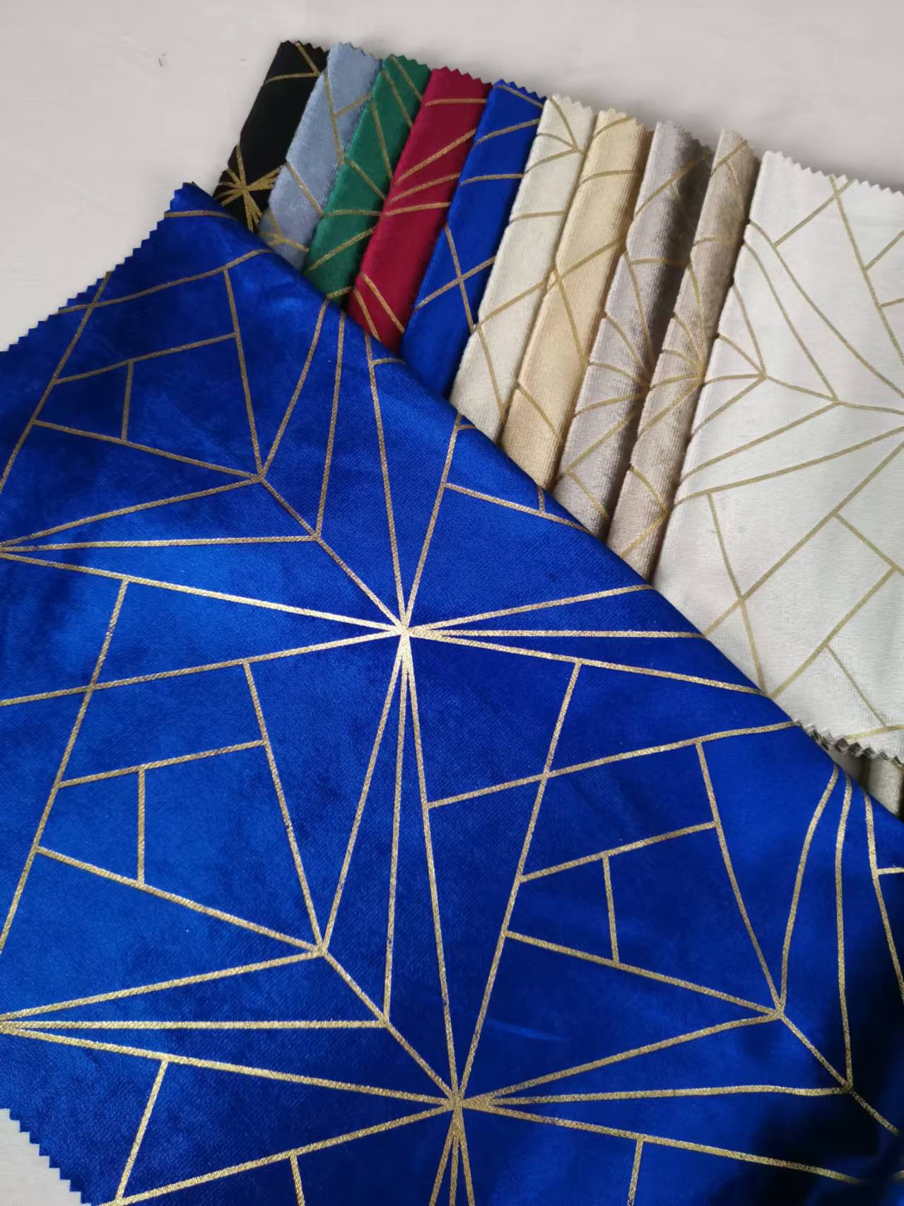 Linen Velvet Curtain Fabric Breathable Living Room Furniture Fabrics