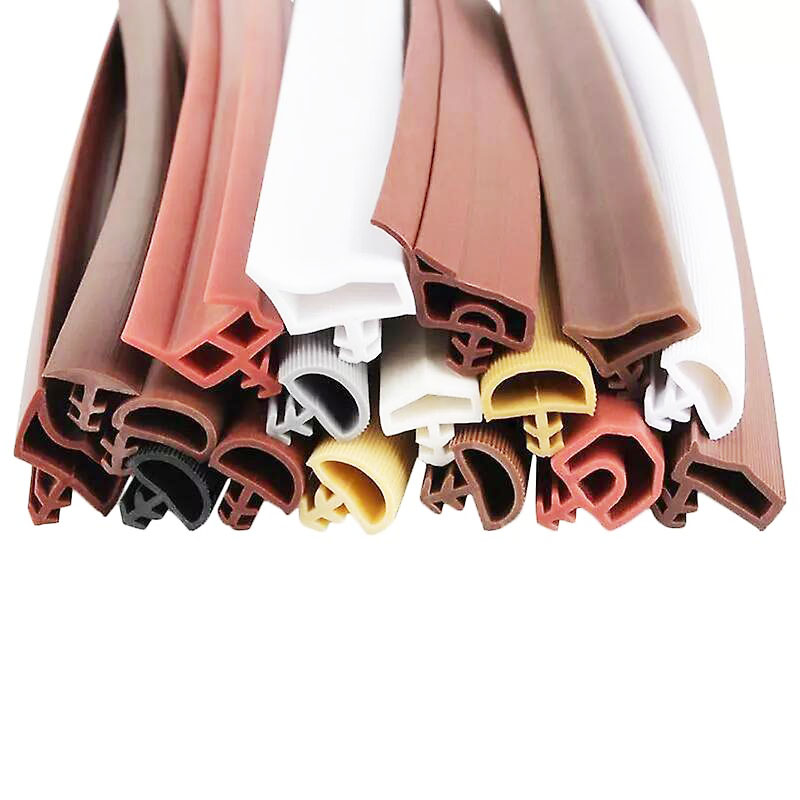 Aluminum Wooden Door Seal Strip with Silicone TPE PVC Material and ISO9001 Certificate