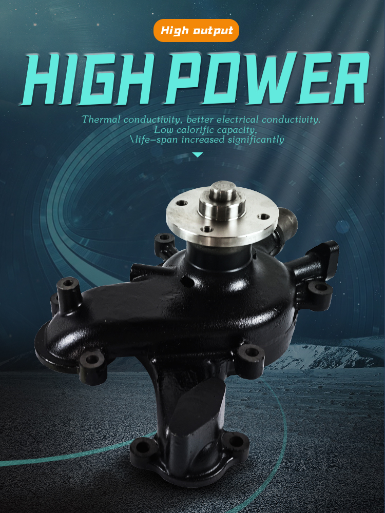 ISUZU 4HK1 Water Pump With Four Holes , 8-98038845-0 Automobile Water Pump
