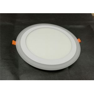 Dual Color Flat Panel Led Lights , Recessed Super Thin Flat Surface Mount Led
